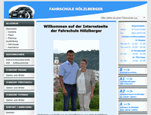 Tablet Screenshot of fahrschule-hoelzlberger.de
